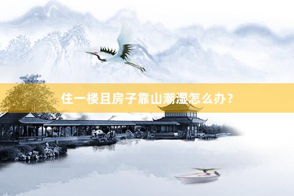 住一楼且房子靠山潮湿怎么办？