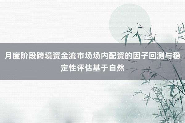 月度阶段跨境资金流市场场内配资的因子回测与稳定性评估基于自然