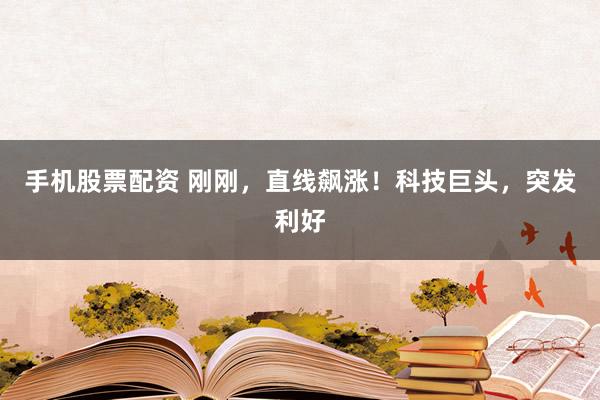 手机股票配资 刚刚，直线飙涨！科技巨头，突发利好